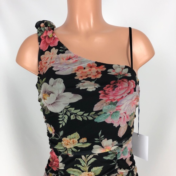 Majorelle Cassandra Mini Dress In Karolina Black - Picture 4 of 15